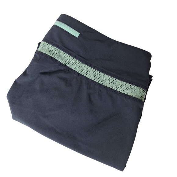Tangerine Womens Yoga Athletic Pants Size Medium Navy Blue Stretch Workout - Picture 1 of 6